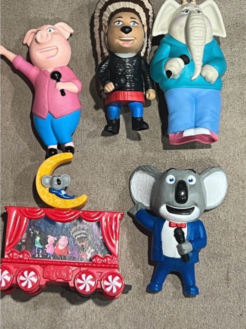 McDonald’s Sing Movie Figures 2016 lot of 5